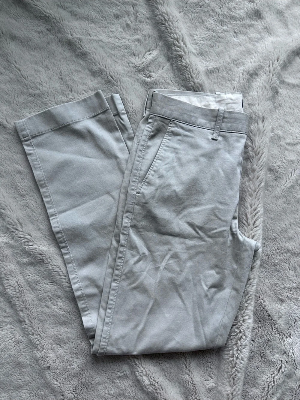 J. Crew Straight-Fit flex Light Gray Men's  w28L30 pants